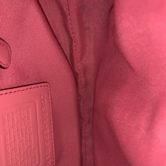 Coach Pink and Cream Women's Bag - Picture 6 of 7